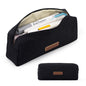 ANGOOBABY Small Pencil Case Student Pencil Pouch Coin Pouch Cosmetic Bag Office Stationery Organizer for Teen School - Black - color: black
