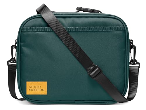 Simple Modern Hadley Lunch Box with Shoulder Strap | Kids & Adults | Insulated Bag with Pockets for Women, Men, Girls, Boys - color: -Ponderosa