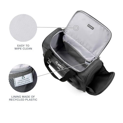 Travelpro Maxlite 5 Softside Lightweight Underseat Carry-On Travel Tote, Overnight Weekender Bag - color: Shdw Gry