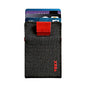 RFID Minimalist Slim Wallet for Men and Women, Holds Up to 12 Cards, Cash, Key Thin and Lightweight Credit Card Holder (Black Microfiber – Inferno Edition) - color: Black Microfiber – Inferno Edition