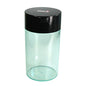 Tightvac - 3oz to 12 Ounce - Patented Airtight Container | Multi-use Vacuum Container Works as Smell Proof Containers for Herbs and Dry Goods. Black Clear - color: Black Cap & Clear Body