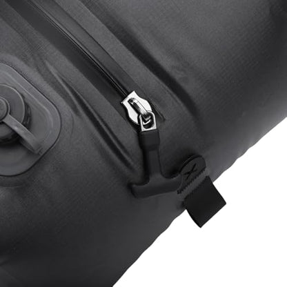 Naroote 20L Reusable Travel Vacuum Bag, Built in Pump Rechargeable Folding Compression Bag, Luggage Space Saver Packing Tool, Ideal for Camping Carry On Suitcases Backpack Seal (Black Grid) - color: Black Grid