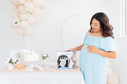 Ubbi On-the-Go Diapering Gift Set, Includes Changing Mat and Bag, Wipes Dispenser, Pacifier Holder and Bag Dispenser, Newborn Essentials, Sage - size: One Size, style: Sage Diaper Gift Set
