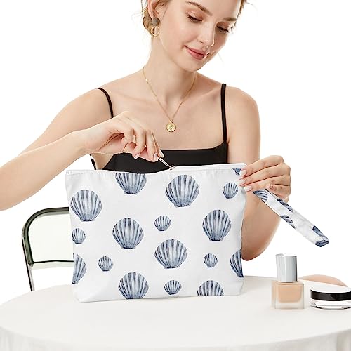 Fokongna Wet Dry Bag Toiletry Diaper Cosmetic Bag, Waterproof, Large Capacity, Zipper, Travel, Shell 01 - color: Shell 01
