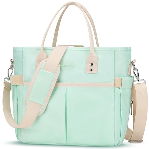 MAXTOP Lunch Bag Women for Work Insulated Thermal Lunch Box with Wide-Open Pocket Reusable Leakproof Cooler Bags with Removable Shoulder Strap for Teacher Nurse Office Picnic Travel - color: Green, size: X-Large