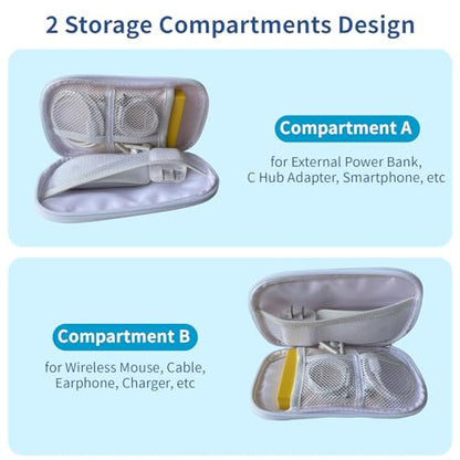 Electronics Organizer Travel Case, Cable Organizer Travel Essentials Tech Pouch,Suitable for Charger, Cable, Phone，Flash Drive,Starry Sky - color: Starry Sky