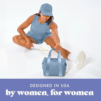 Fit & Fresh Remi Lunch Bag for Women Work – Neoprene Lunch Tote with Containers & Ice Pack, Reusable Meal Prep Lunch Box, Large Capacity, Machine Washable, Slate - color: Blue