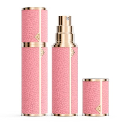 kuangre 10ml Atomizer Perfume Spray Bottle, Empty Cologne Dispenser, Portable Sprayer Travel Essentials for Many Scenes Gifts. - color: Pink-10ml