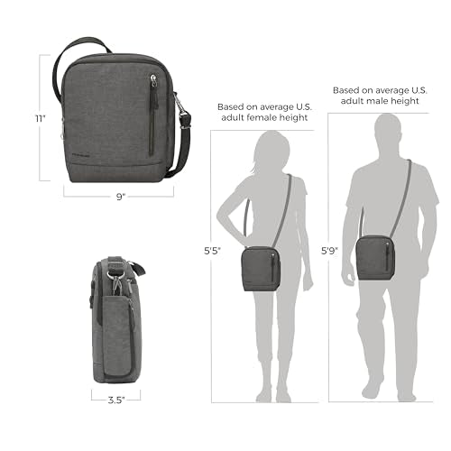 Travelon Anti Theft Urban Tour Bag - color: Slate