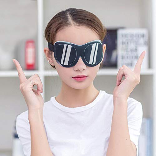 Honbay 3D Funny Eyeshade Soft Sleep Eye Mask with Adjustable Head Strap for Travel, Game, Party, Rest, Sleeping(Sunglasses) - style: Sunglasses