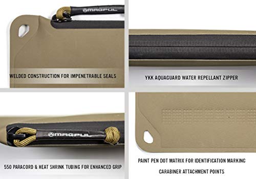 Magpul DAKA Pouch Zippered Tactical Range Tool and Gear Bag - color: Orange, size: Small (6" x 9")