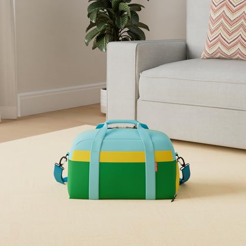 Kids Duffle Bag for Boys or Girls, Fit Sports Practice, or Overnight Travel Weekend (Green) - color: Green
