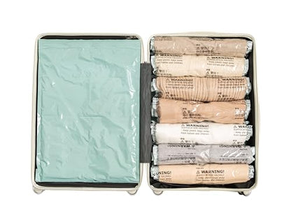 Vacuum Storage Bags for Clothing - NeatNest 6 Pack Roll-Up, 40×60cm (15.7"×23.6"), No Vacuum Needed, Compression Packing Bags for Clothes, Carry-On Luggage, Camping, and Travel - color: Roll x 6