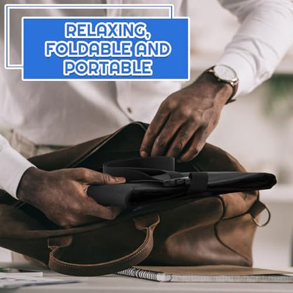 2 Pack Airplane Travel Foot Hammock for Body Comfort – Adjustable Recline Position, Thickened Sling for Enhanced Relaxation, Portable & Easy to Use – Ideal for Long Flights