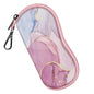 FINTIE Glasses Case with Carabiner, Ultra Light Portable Neoprene Zipper Sunglasses Soft Case - color: Glittering Marble