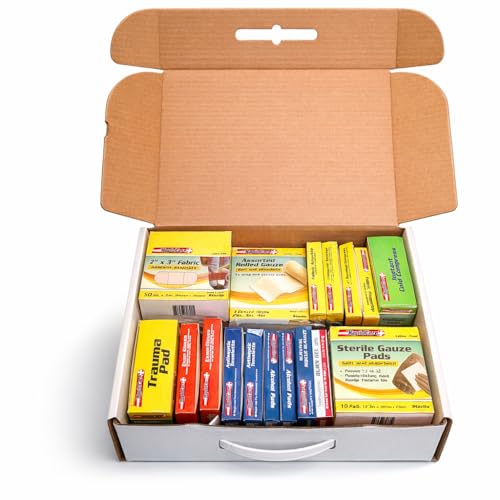 Rapid Care 2-Shelf First Aid Refill Kit - 307 Piece OSHA & ANSI Compliant Medical Supplies for Office, Home, Car, Travel & Outdoor Use - size: 2-Shelf Refill