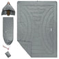 iClimb 3M Thinsulate Insulation Warm Camping Blanket Ultralight Compact - color: Light Grey, size: 72.8” × 55”, 1 lb