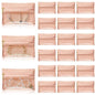 Uiifan Travel Jewelry Organizer Flannel Jewelry Bags Portable Jewelry Pouch with Zipper Pockets for Women Girl Gift - color: Light Pink