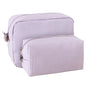 2pcs Makeup Bag Travel Toiletry Bag for Women Lightweight Make Up Bag Purse Organizer Pouches Large Cosmetic Bag Small Makeup Pouch Medicine Bag Travel Essentials for Women Purple - color: purple