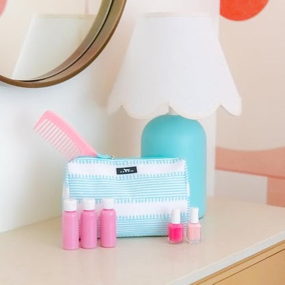 SCOUT Packin' Heat Toiletry Bag - Makeup, Toiletry & Cosmetic Bag, Fits Full Size Items, Inside Pocket, Water-Resistant, Zips Closed - color: Palmetto Pink