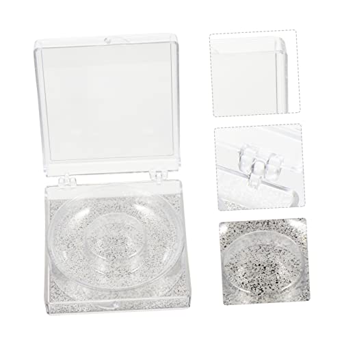 WOONEKY 6pcs Transparent False Eyelash Storage Box Compact Organizer for Packing and Travel Beauty Salons and Personal Use