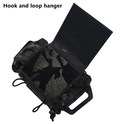 SABADO Rapid/Quick Deploy First Aid Kit Pack Tactical IFAK Pouch Two-Piece System Med Roll Carrier Hypalon Handle Outdoor Sport Hunting Bag - color: Black CP