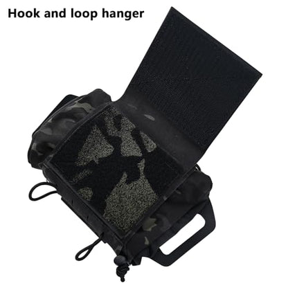 SABADO Rapid/Quick Deploy First Aid Kit Pack Tactical IFAK Pouch Two-Piece System Med Roll Carrier Hypalon Handle Outdoor Sport Hunting Bag - color: Black CP