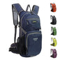 Hiking Daypack Waterproof Biking Backpack 15L Lightweight Durable Backpack for Ski Snowboarding Running MTB Cycling - color: Navy