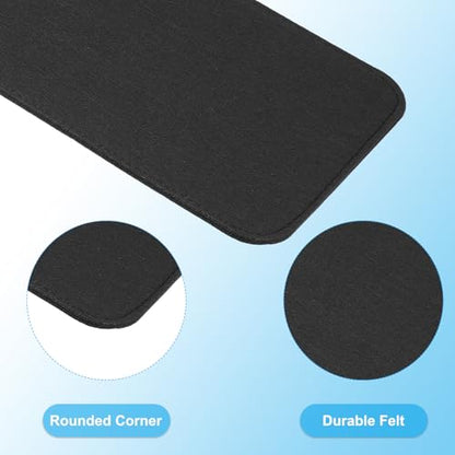 PATIKIL Felt Base Shaper, Bag Bottom Shaper Pad Purse Liner Board Insert Oval for Handbags Tote Crossbody Bag Backpack - color: Black, size: 15x7 Inch