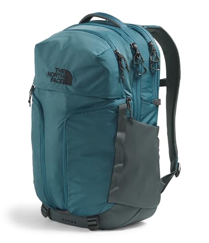 THE NORTH FACE Surge Commuter Laptop Backpack | Daypack With Water Repellent Finish, 16" Laptop Sleeve, Reflective Details - color: Space/Anthracite Grey, size: One Size