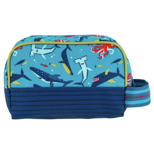 Stephen Joseph, Kids Toiletry Bag, Boys and Girls Toiletry Kit, Travel Bag - color: Shark