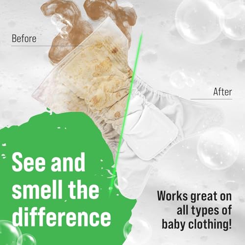Rockin' Green Laundry Detergent, Plant based, All Natural Laundry Detergent Powder, Vegan and Biodegradable Odor Fighter, Safe for Sensitive Skin (Baby Cloth Diaper 90 Loads Unscented) - size: 90 Loads