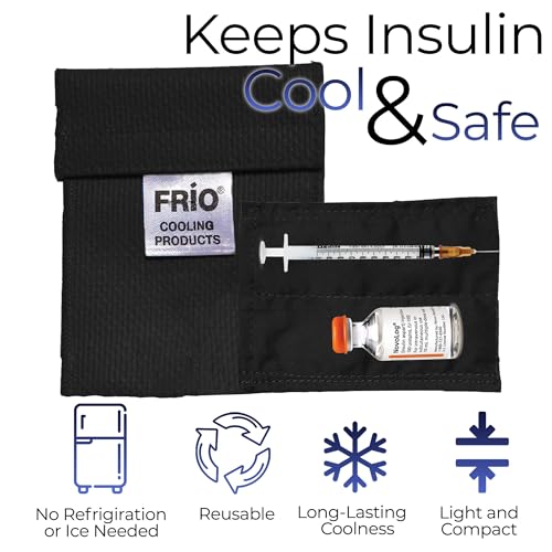 FRIO Cooling Wallet - Insulin Cooler for 45+ Hours of Stress Free On The Go - Black - Mini - color: Black, size: Mini