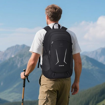 MIYCOO Backpack - Ultra Lightweight Packable Backpack for Travel Camping, Hiking Back Pack Waterproof Foldable Daypack for Men Women Charcoal Black - color: Charcoal Black