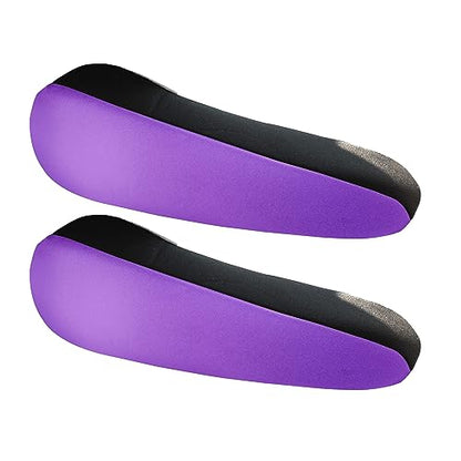 FH Group Flat Cloth Fabric Purple Armrest Cover Semi-Universal Fit, One Pair Purple - color: Purple, style: Armrest Cover