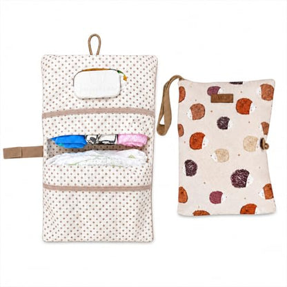 HAMUR Baby Diaper Bag Organizer – Compact & Foldable Stroller Pouch for Newborn Essentials | Travel-Friendly | Fits Boys & Girls (Urchin) - color: Urchin
