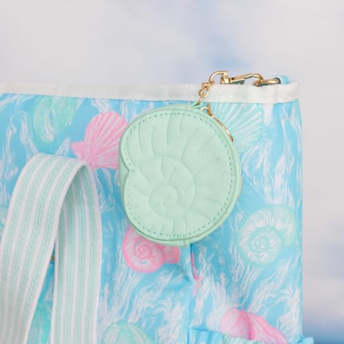Lilly Pulitzer Beach and Picnic Cooler, Insulated Bag with Adjustable Shoulder Strap and Zipper, Soft Cooler - color: Shelden