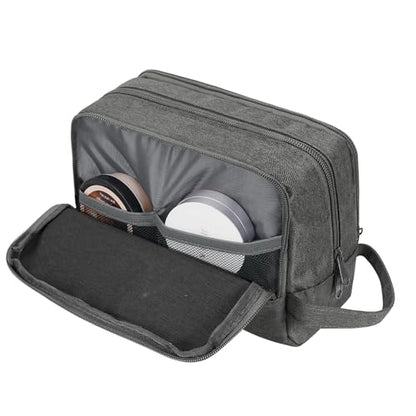 Toiletry Bag for Men Hanging Dopp Kit Water Resistant Shaving Bag Small Toiletry Bag for Traveling (Denim Pure Grey) - color: Denim Pure Grey