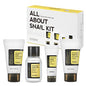 COSRX All About Snail Mucin Korean Skin Care Set, Mini Travel Essentials, Travel Size Gift Set with Snail Mucin Face Wash, Serum, Moisturizer & Eye Cream, Rejuvenating Kit, Mothers Day Gifts for Mom