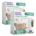 The Clean People Laundry Detergent Sheets - Laundry Soap - Ultra Concentrated, Recyclable Packaging, Stain Fighting - Fresh Scent, 192 Pack - size: 192 Count