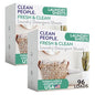 The Clean People Laundry Detergent Sheets - Laundry Soap - Ultra Concentrated, Recyclable Packaging, Stain Fighting - Fresh Scent, 192 Pack - size: 192 Count