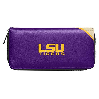 Littlearth NCAA Curve Zip Organizer - Officially Licensed Teams - color: LSU Tigers