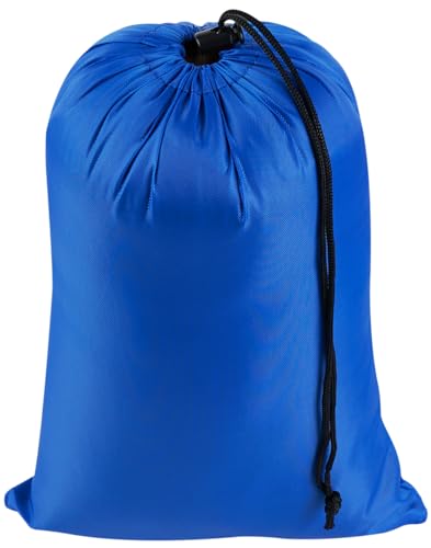 PALTERWEAR Drawstring Bag with Toggle - Nylon Cinch and Ditty Pouch Six-Pack (Blue, 9 x 12 Inch, Set of 6) - color: Blue, size: 9 x 12 Inch