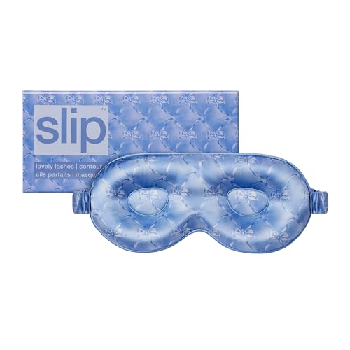 slip Pure Silk Contour Sleep Mask: Protect Your Delicate Lashes with Our Innovative, Lash-Friendly Design. Experience Uninterrupted Beauty Sleep with Slipsilk™ Comfort, 1 Contour Mask, Bluebelle - color: Bluebelle