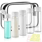 Cosywell Travel Bottles for Toiletries 5 Pack 3.4oz Shampoo Bottles TSA Approved Travel Size Containers Toiletry Bottles Wide Mouth Leak Proof Squeeze Bottle for Lotion Toothpaste(Clear) - style: D-3.4oz-Transparent