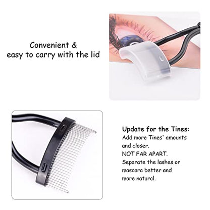 MSQ Eyebrow Brush and Comb Eyelash Brush Eyelash Separator Eye Brow Comb & Spoolie Brush Professional Mascara Brushes Eyebrow Eyelash Grooming Brush Eye Makeup Tools Set (3 PCS) - size: 3 PCS