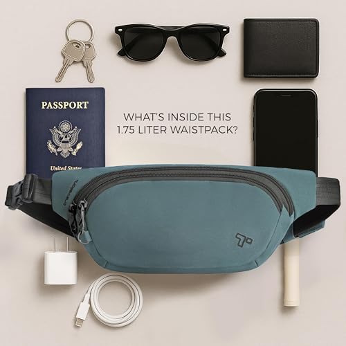 Travelon Anti-Theft The Voyages Waist Pack - color: Slate Blue