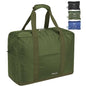 Foldable Travel Duffle Bag with Trolley Sleeve 40L Capacity, Lightweight Packable Travel Duffel Bags with the Keyhole Zipper, Weekender Overnight Nylon Carry on Bag for Men & Women, Army Green - color: Green