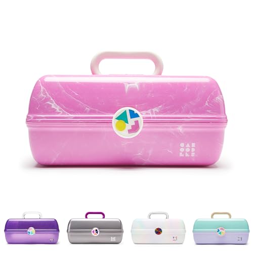 Caboodles On-the-go girl cosmetic organizer, Bubblegum Marble - color: Bubblegum Marble