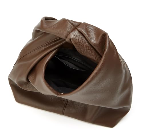 Slouchy Suede Crescent Crossbody Purses Women Cute Hobo Bags Trendy Satchels Underarm Shoulder Bag Travel Tote Handbag 2026 - color: D Pu Dark Coffee-have Strap
